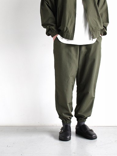 FLISTFIA (フリストフィア) Track Pants / Olive Green