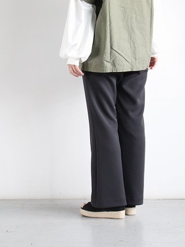 RHODOLIRION (ロドリリオン) Drawstring Flare Slacks - Double