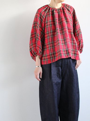 R&D.M.Co-(オールドマンズテーラー) 　TARTAN CHECK SMOCK / Royal Stewart (no.6033)