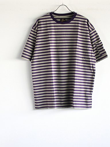 NEEDLES (ニードルズ) S/S Crew Neck Tee - Cotton Stripe Jersey