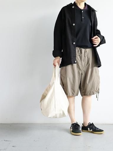 NEEDLES Shawl Collar S/S Polo - Cotton Pique