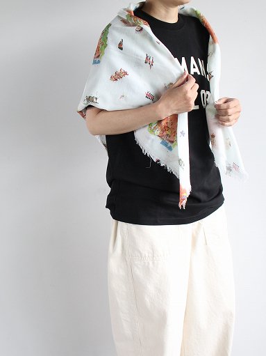 R&D.M.Co-(オールドマンズテーラー) HERITAGE GAUZE SHAWL