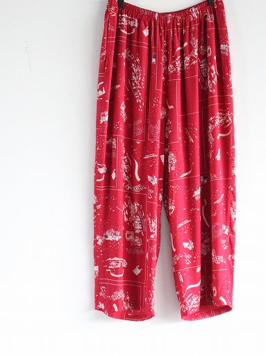 Porter Classic (ポータークラシック)　ALOHA PANT FRENCH FILM / RED