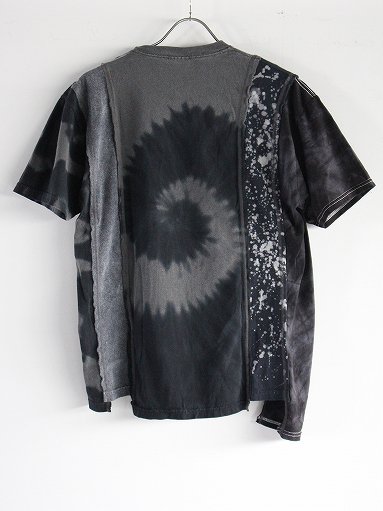 Rebuild By Needles 5 Cuts S/S Tee - B&W Mishmash (MENS