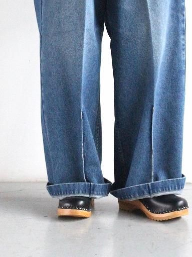 RHODOLIRION (ロドリリオン) 90'Loose Straight Jean Pant / Indigo RHODOLIRION (ロドリリオン) 90'Loose Straight Jean Pant / Indigo