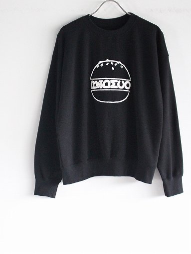 R&D.M.Co- (オールドマンズテーラー) BURGER SWEAT SHIRT / Black (no.6236)