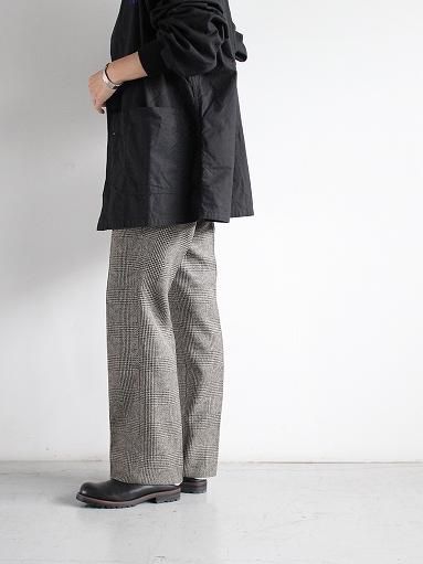 NEEDLES Side Tab Trouser - Poly Glen Plaid / Beige (#NS143)