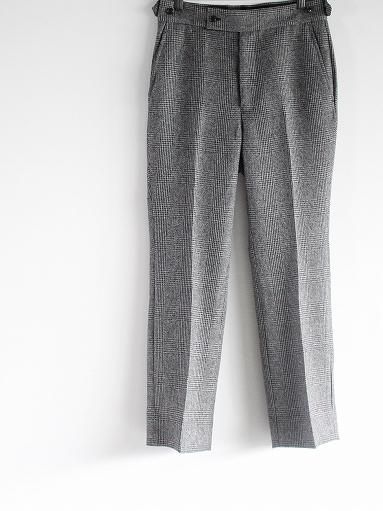 NEEDLES　Side Tab Trouser - Poly Glen Plaid / Gray (#NS143)