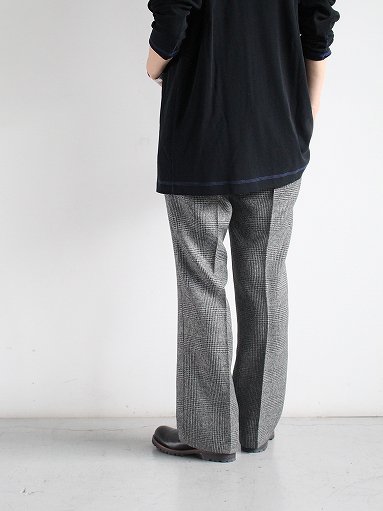 NEEDLES Side Tab Trouser - Poly Glen Plaid / Gray (#NS143)