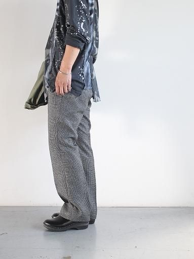 NEEDLES Side Tab Trouser - Poly Glen Plaid / Gray (#NS143)