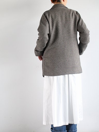 NEEDLES Miles Jacket - Poly Houndstooth / Beige (#NS144)