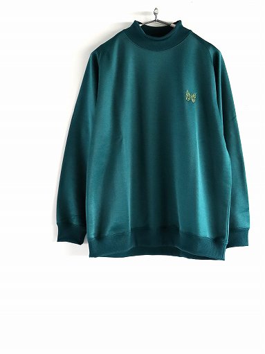 NEEDLES　L/S Mock Neck Tee - C/PE BRIGHT JERSEY