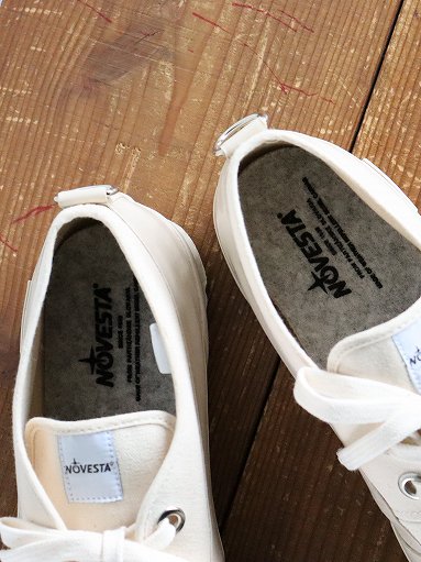 NOVESTA　RUBBER SNEAKER LOW / BEIGE