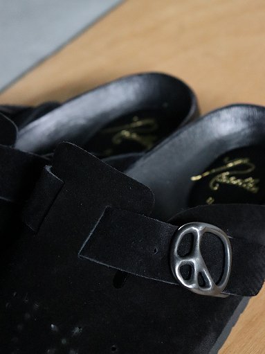 NEEDLES　Clog Sandal - Suede Lthr. / Black (#NS074)