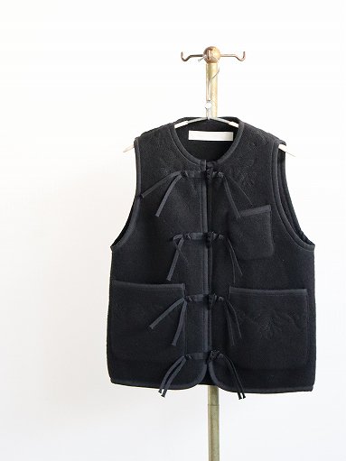 ASEEDONCLOUD Kigansai fleece vest (No.232701)