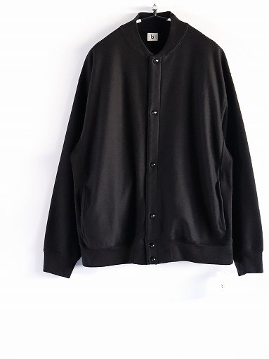 blurhmsROOTSTOCK Soft&Hard Sweat Snap Cardigan / Black