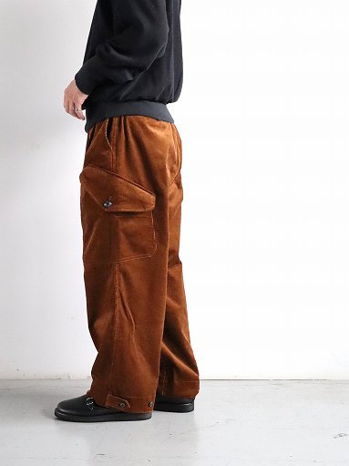 OLDMAN'S TAILOR (オールドマンズテーラー) ROYAL WORK PANTS / CORDUROY BROWN