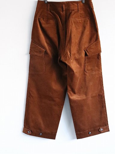 OLDMAN'S TAILOR (オールドマンズテーラー) ROYAL WORK PANTS / CORDUROY BROWN