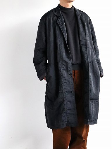 Porter Classic SUPER NYLON MILITARY COAT / BLACK