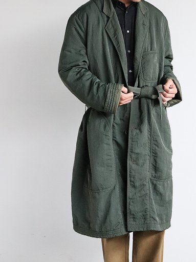 Porter Classic SUPER NYLON MILITARY COAT / OLIVE