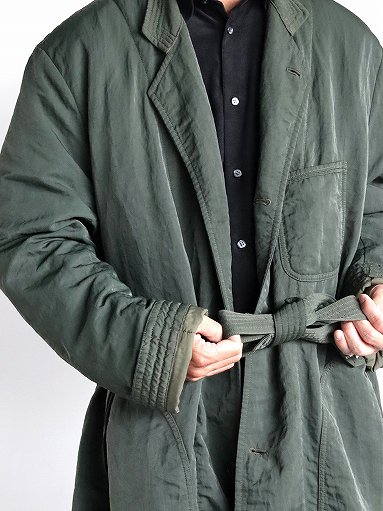 Porter Classic SUPER NYLON MILITARY COAT / OLIVE