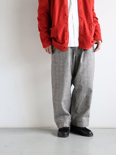 OLDMAN'S TAILOR　MORNING ROCKWELL PANTS / GLEN CHECK