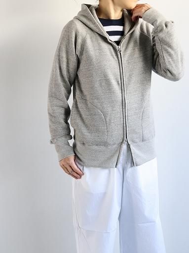 eleven 2nd(イレブンセカンド) Cotton Sweat Jersey Hooded Zip-up