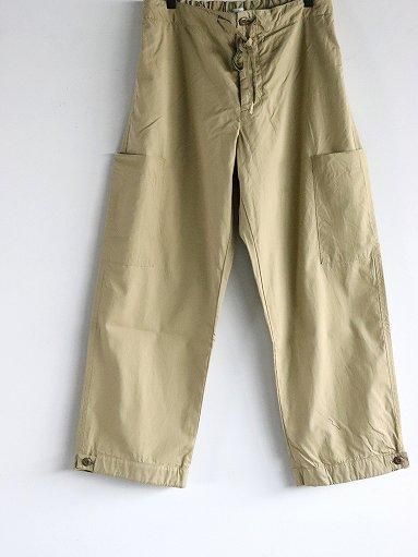 eleven 2nd カーゴパンツ (Fine Cotton Poplin Cargo Pants / Beige)