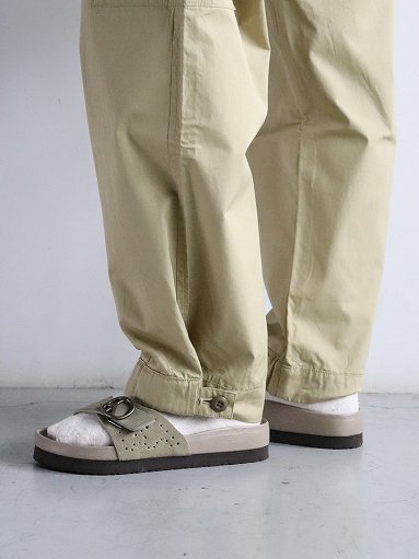 eleven 2nd カーゴパンツ (Fine Cotton Poplin Cargo Pants / Beige)