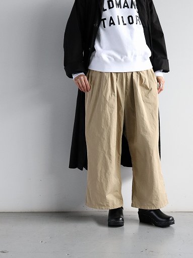 R&D.M.Co- GARMENT DYE LONG GUM PANTS / Beige