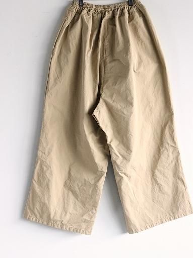 R&D.M.Co- GARMENT DYE LONG GUM PANTS / Beige