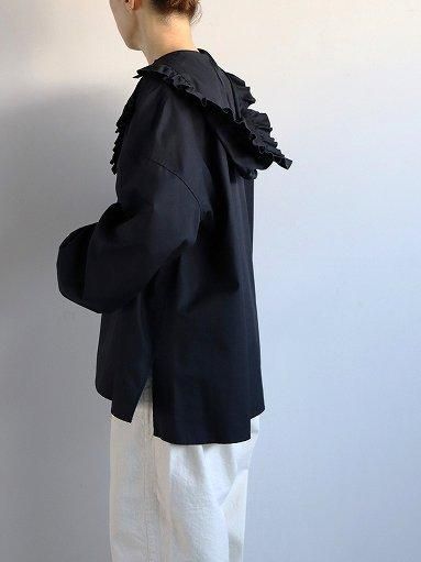 ロドリリオン　Ribbon Smock RHODOLIRION (ロドリリオン) Mex Smock - Typewriter / Black