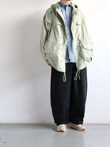 ASEEDONCLOUD (Handwerker) HW wide trousers / Rip strop - Black