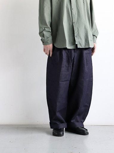 ASEEDONCLOUD (Handwerker) HW wide trousers / Rip strop - Black