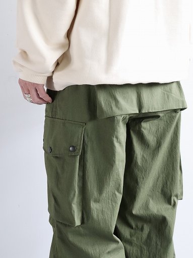 NEEDLES　Field Pant - C/N Oxford Cloth / Olive (MENS & LADIES)