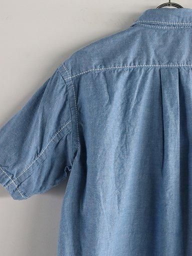 Sans limite BOX REGULAR COLLAR S/S SHIRT - #0 YARN STITCH
