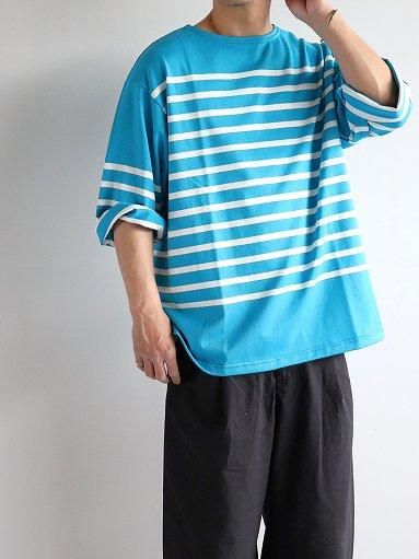 【お気に入り】 OUTIL TRICOT HABAS SHORT / BORDER (MENS & LADIES) トップス
