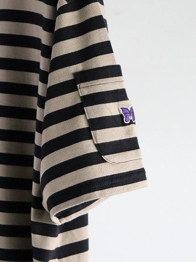 NEEDLES (ニードルズ) S/S Crew Neck Tee - Cotton Stripe Jersey NEEDLES (ニードルズ) S/S Crew Neck Tee - Cotton Stripe Jersey