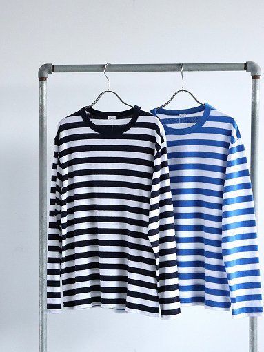 eleven 2nd <br/>Cotton Border Jersey Long T-shirt / Mens <br/>(LADIES)