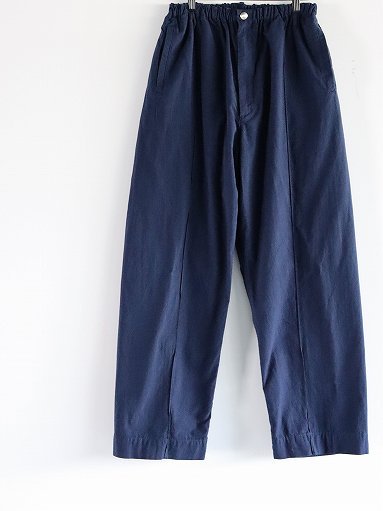 NECESSARY or UNNECESSARY (NOUN) PIN TUCK PANTS / NAVY