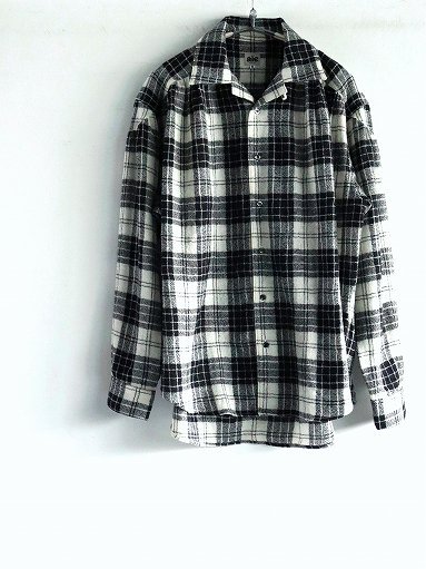 aie Painter Shirt - Wool Gauze Plaid / Grey (PU666)