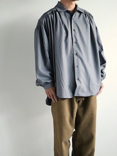 aie Painter Shirt - Poly Sharkskin Twill / Grey (PU667)