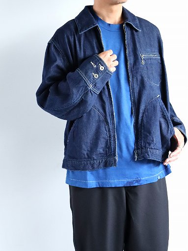 blurhms ROOTSTOCK　Light oz Denim ZIP Work Jacket