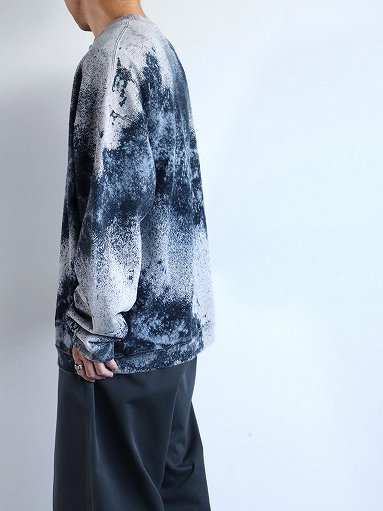 NOMA t.d. (ノーマ) Hand Dyed Twist Sweat - Gray