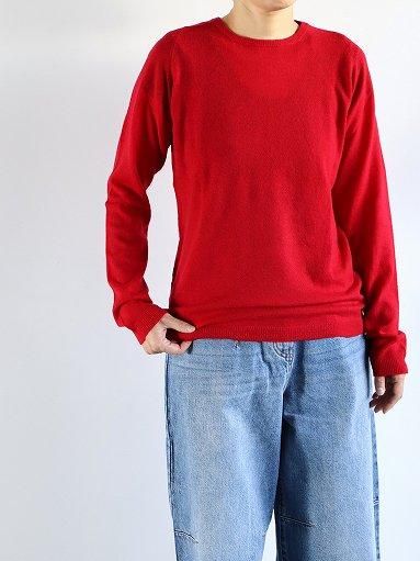 eleven 2nd cashmere no.2 クルーネックニット ホワイト