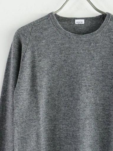 eleven 2nd cashmere no.2 クルーネックニット ホワイト