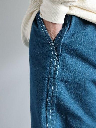 Sans limite 12oz DENIM gomme pants / indigo×硫化