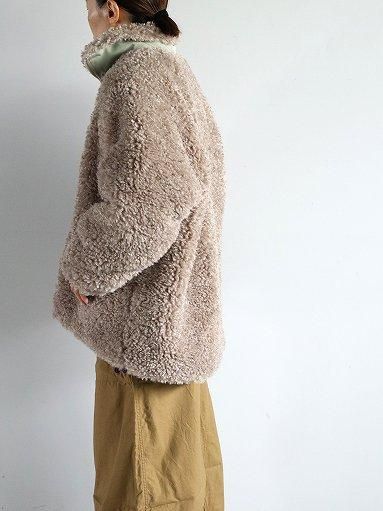 NEEDLES S.C.Fur Jacket - Poly Curly Fur / Beige