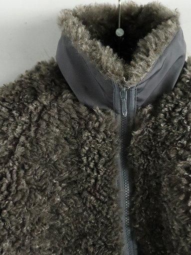 NEEDLES S.C.Fur Jacket - Poly Curly Fur / Grey