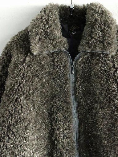 NEEDLES S.C.Fur Jacket - Poly Curly Fur / Grey
